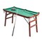 Portable Folding Pool Table with Cues, Balls & Accessories, Compact MDF Billiards Table
